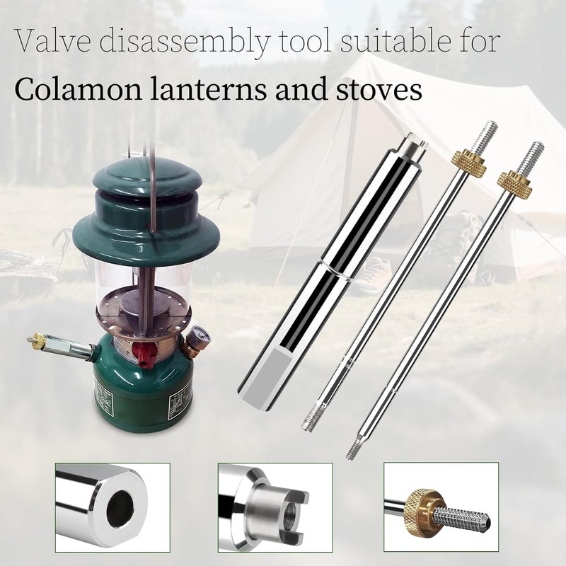 LVACODV Check Valve Removal Wrench Compatible with Coleman Lantern Stove – Professional Tool for Easy Valve Removal, Tool Tips Made with High-Strength Alloy Material, Fits 200A, 220, 222, 226, 228 More Models - Image 4